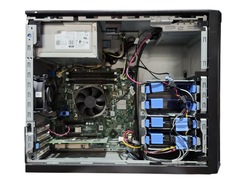 DELL PowerEdge T140, Xeon E-2224 3.40GHz, 16GB DDR4. 2x2TB SAS, H330
