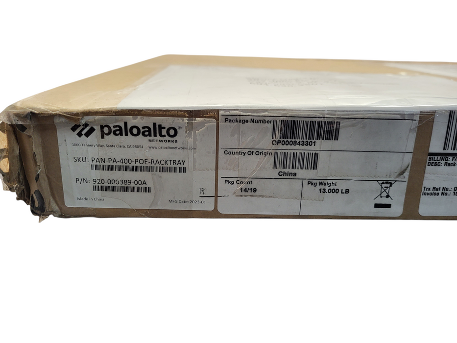 Paloalto Networks PAN-PA-400-POE-RACKTRAY Rack Mountable Tray $