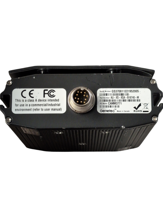 Genetec AutoVu License Plate Recognition Camera AU-XS-XGA-B16740-M Q-