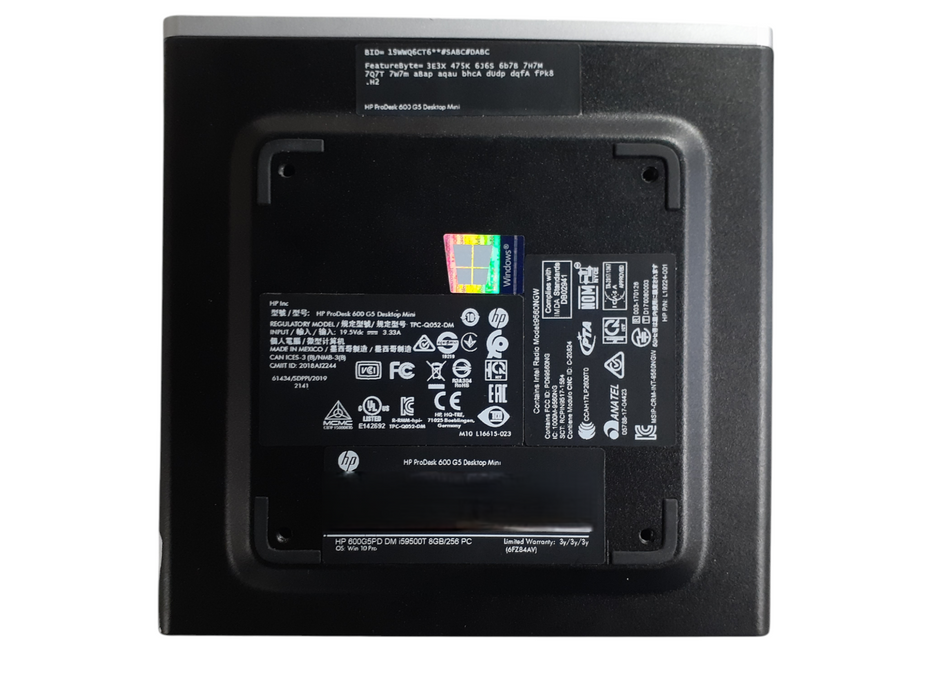 HP ProDesk 600 G5 Mini i5-9500 @ 2.20 8GB DDR4 256GB NVMe | READ!!!