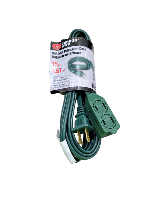 LOT of 5x Indoor Extension Cord 6ft - 3 outlet - 16 Gauge