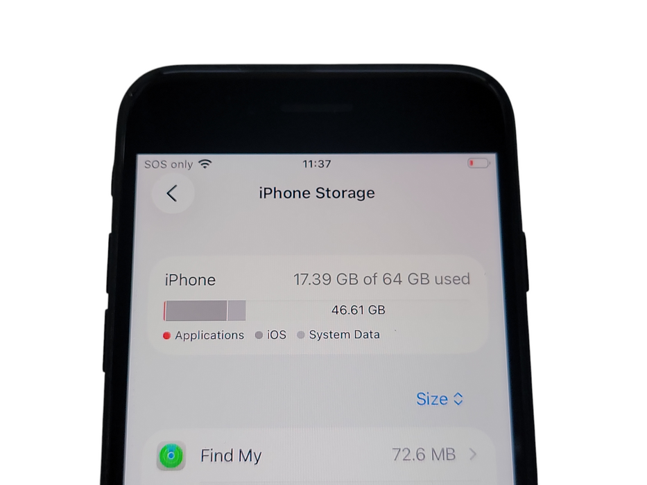 Apple iPhone SE 3 - 64GB - Midnight [A2595] (