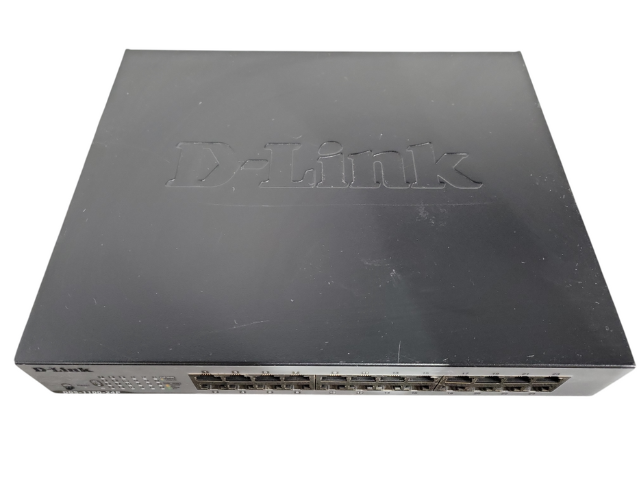 D'Link DGS-1100-24P 24-Port Gigabit PoE Smart Web Managed Switch !