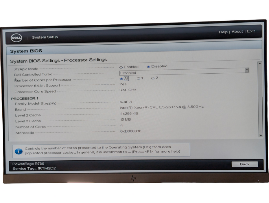 DELL PowerEdge R730 Intel Xeon E5-2637 v4 32GB RAM H730 mini RAID  -