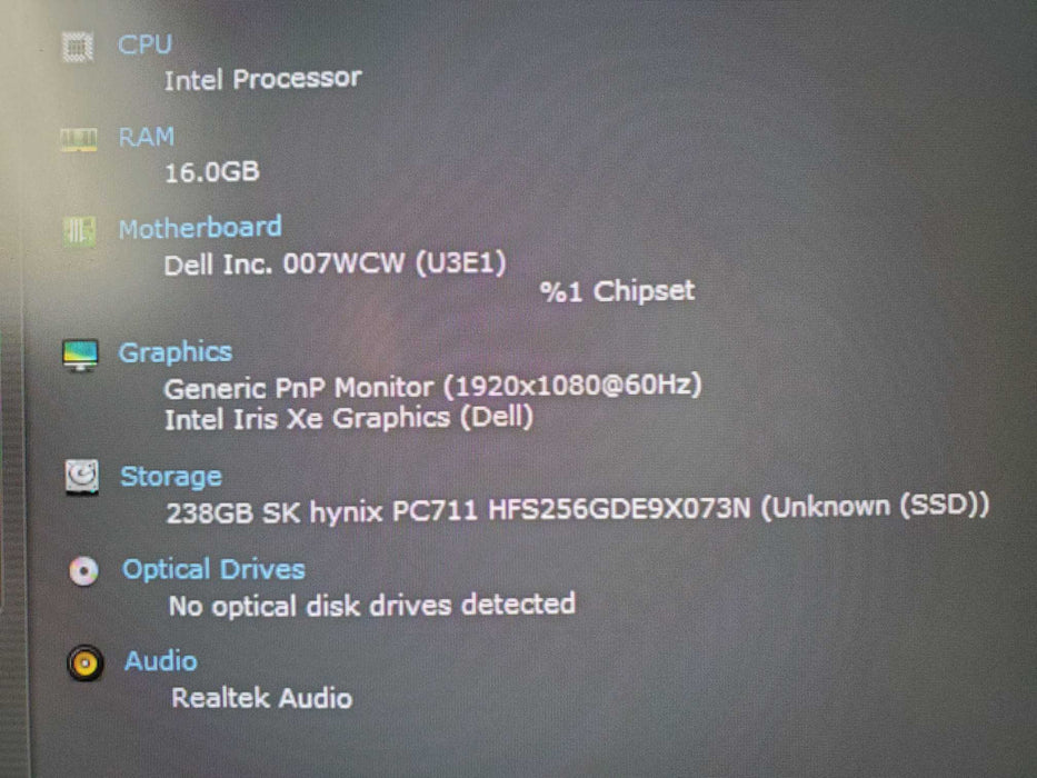 Dell Latitude 5330 i5-1245U 16GB RAM 256GB NVMe  Lap200