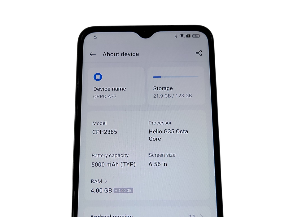 Oppo A77 - 128GB - Light Blue [CPH2385]