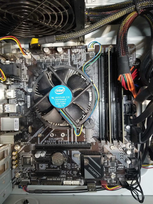 Custom Pc w/ Gigabyte B365M Core i7-9700 CPU 16GB RAM No HDD