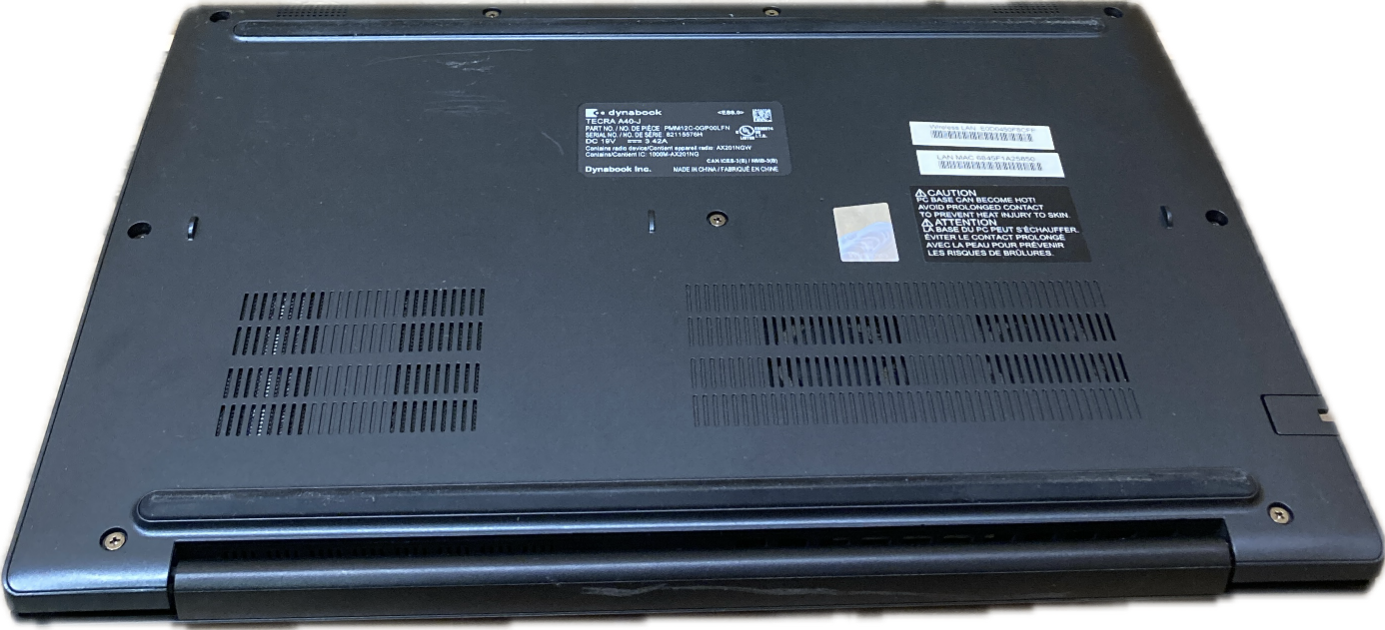 DynaBook TECRA A40-J TOUCH Core i7-1185G7@3GHz 16GB RAM 512GB SSD  Lap200