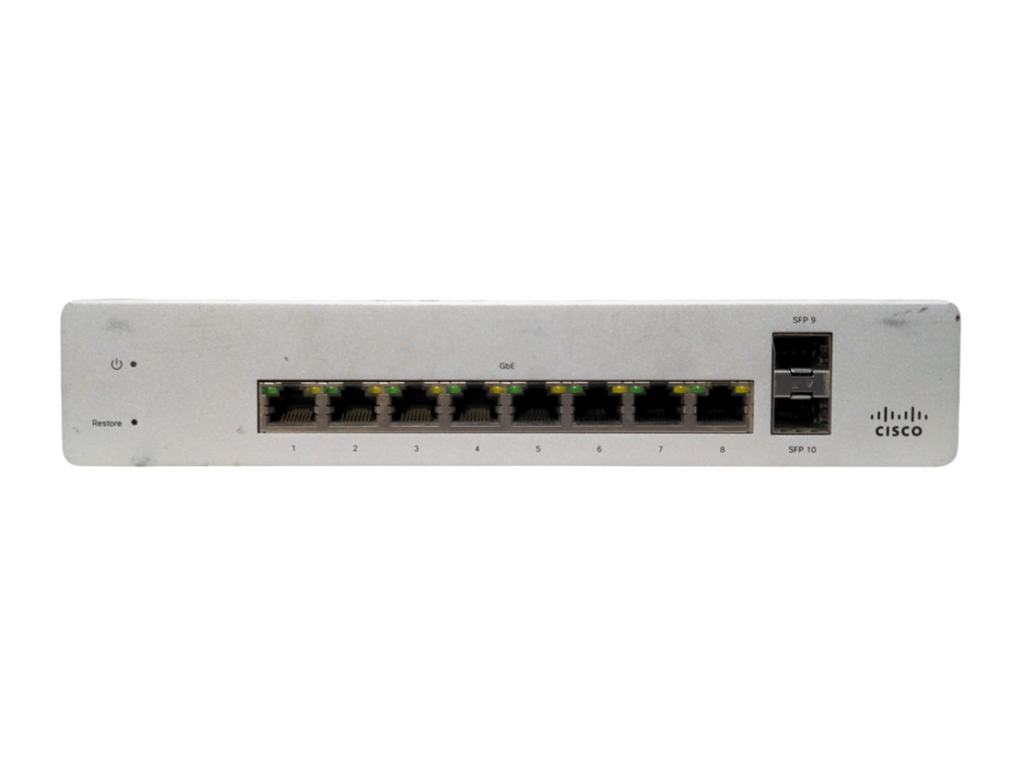 Cisco Meraki MS220-8-HW 8 Port Cloud Managed Switch, Unclaimed !