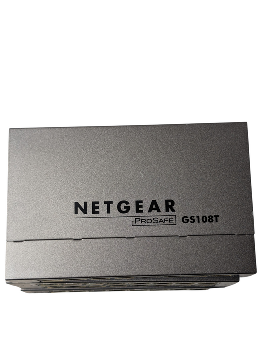 Lot of 4x NETGEAR ProSAFE GS108T 8 Port Gigabit PoE Powered Switches  -