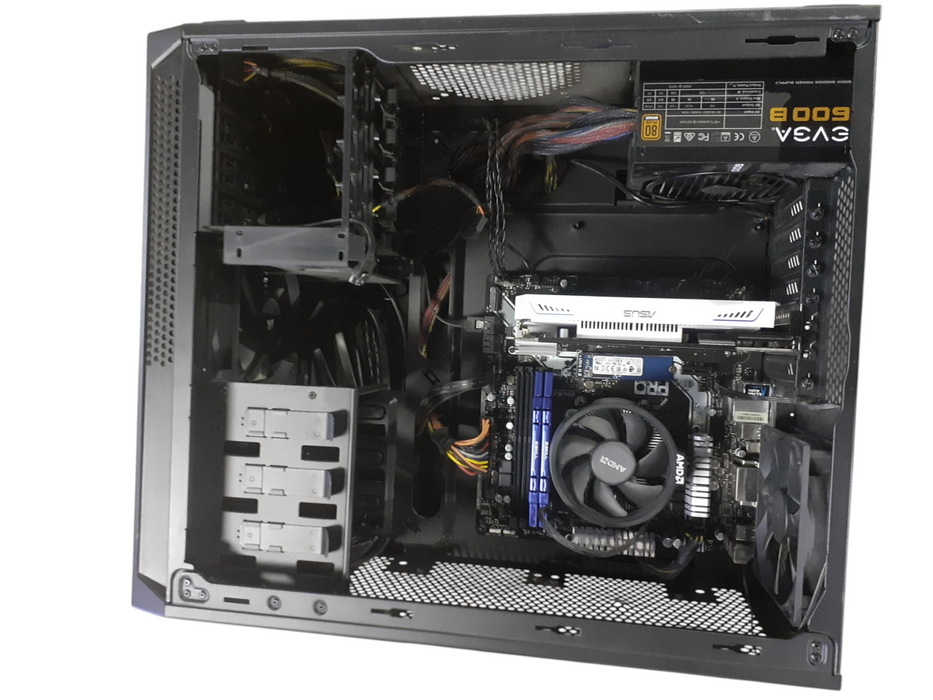 Custom PC|AMD Ryzen 5 1500X 3.5GHz | GTX 1050 Ti 4GB| 16GB RAM | 256GB NVMe
