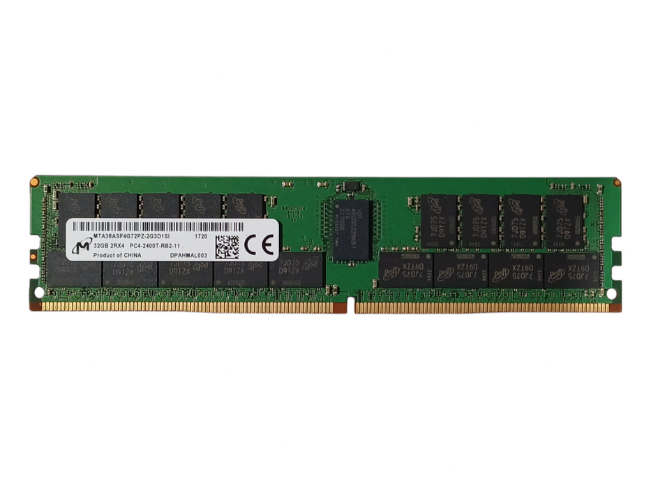 Micron 32GB 2RX4 PC4-2400T-RB2-11, DDR4 Server Memory Q