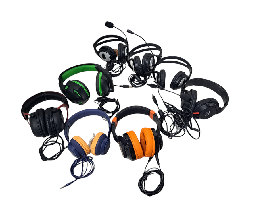 Headphone Bundle of 8x Headphones: Hyper, Microsoft, Power A & Other Brands