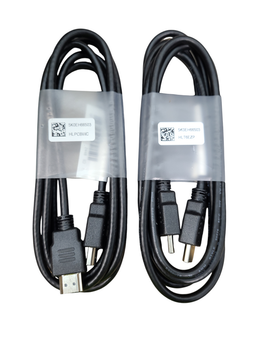LOT 2x HP 6' Male to HDMI Male Cables 4K UHD HD HDMI Cords Q
