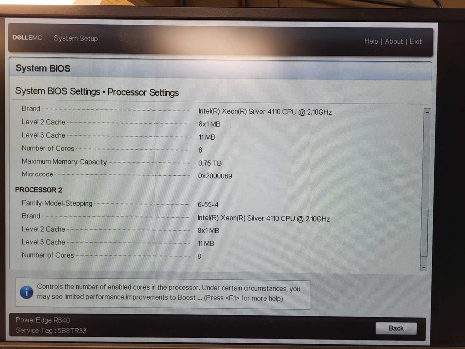Dell PE R640 - 2x Xeon Silver 4110 64GB DDR4 PERC H730P Mini 2x495W READ $