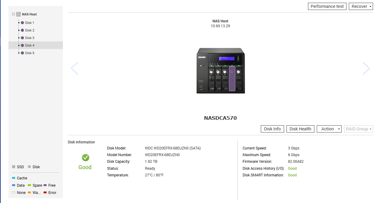 QNAP TS-569 Pro 5-Bay NAS w/ 5x 2TB HDDs