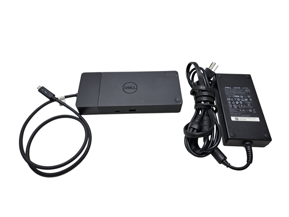 Dell WD22TB4 Thunderbolt 4 Docking Station w/ 180W Adapter | TESTED )