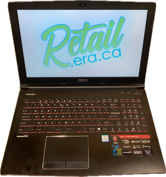 MSI MS-16J9 i7-7700HQ GTX1050 2GB GPU 16GB RAM 256GB SSD  Lap200