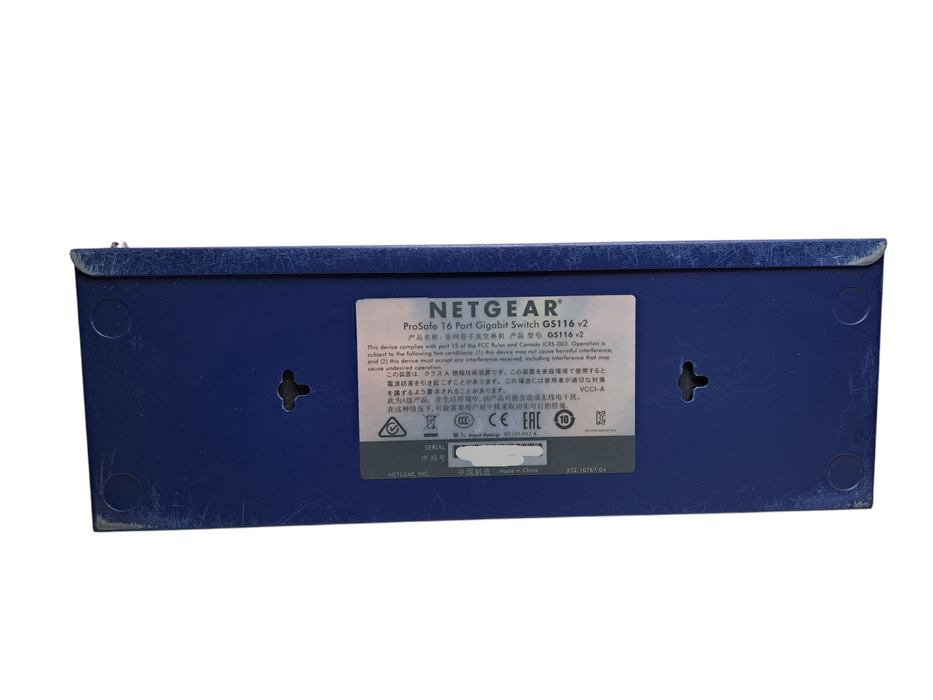 NETGEAR ProSafe GS116 v2 | 16-Port Gigabit Desktop Switch  Q