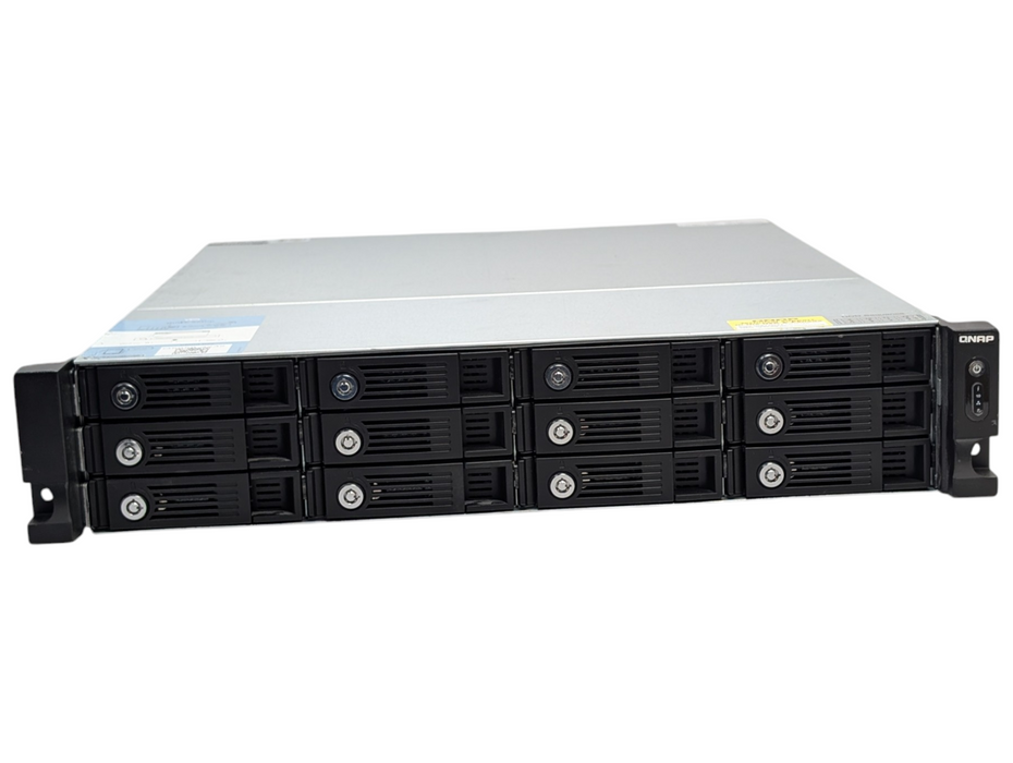 QNAP TVS-1271U-RP 12 Bay High Performance NAS with 3x 4TB HDDs - -