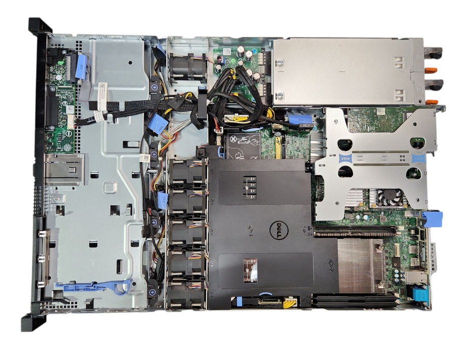 Dell R430 1U 4x3.5", 2x Xeon E5-2620v4, 64GB DDR4, No HDD & RAID, 2x 550W