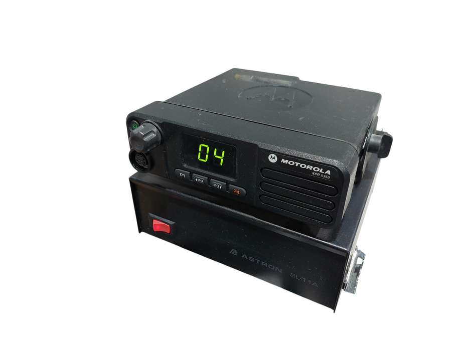 Motorola XPR-5350 CB Radio with Astron SL-11A Power Supply =