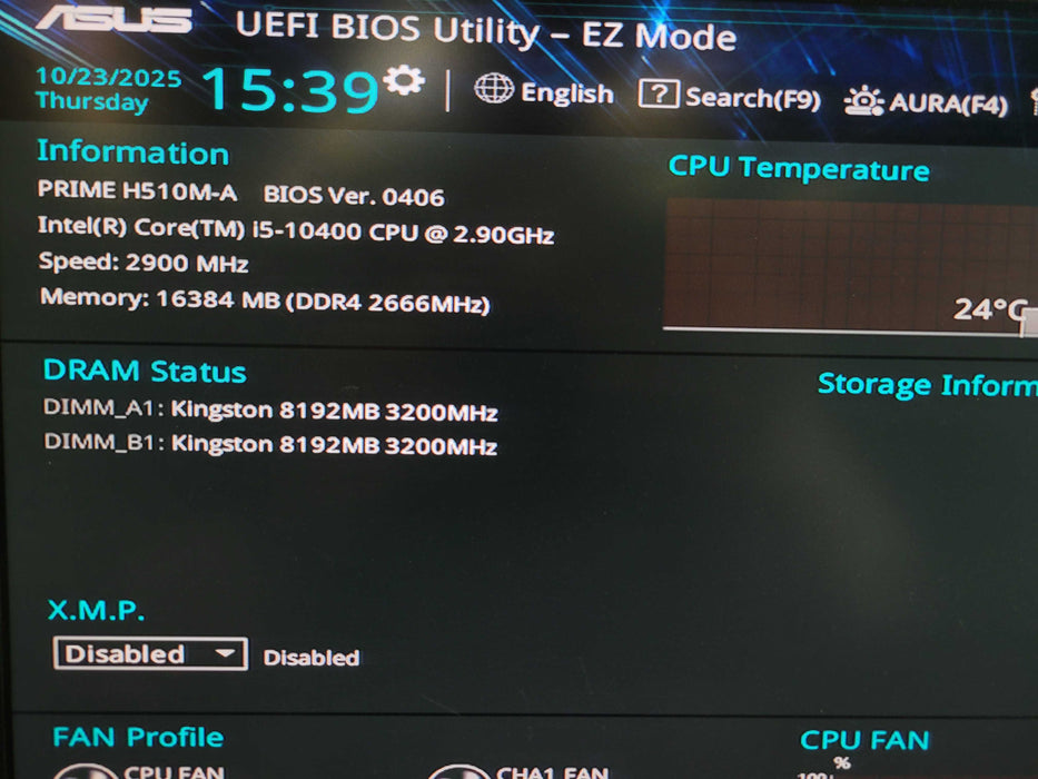 Custom PC - Intel Core i5-10400 ASUS PRIME H510M-A 16GB DDR4 450W PSU %
