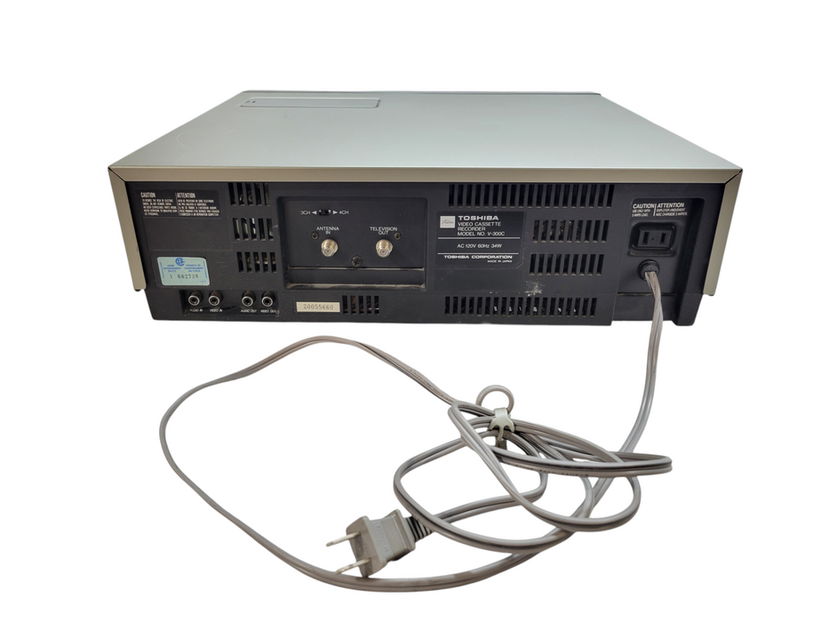 Toshiba Betamax Model V-300C %
