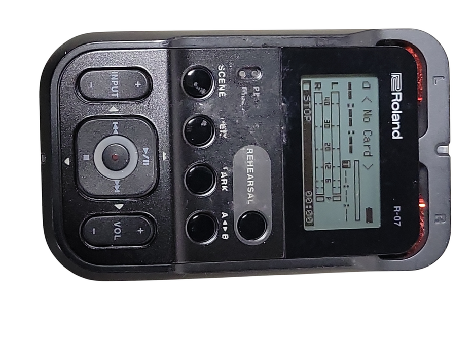 Roland R-07 High Resolution Digital Audio Recorder, No Sd Card, READ _