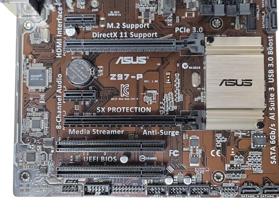 ASUS Z97-P Desktop Motherboard LGA 1150 w/ Core I5-4460 CPU and 16GB RAM _