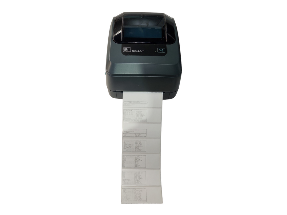 Zebra GK420t Thermal Label Printer, GK42-102210-000