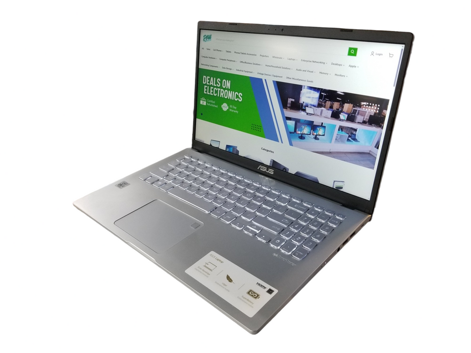 Asus Vivobook X509JA HD Screen Intel i3-1005G1 20GB RAM 256GB NVMe w/Adapte  Lap200