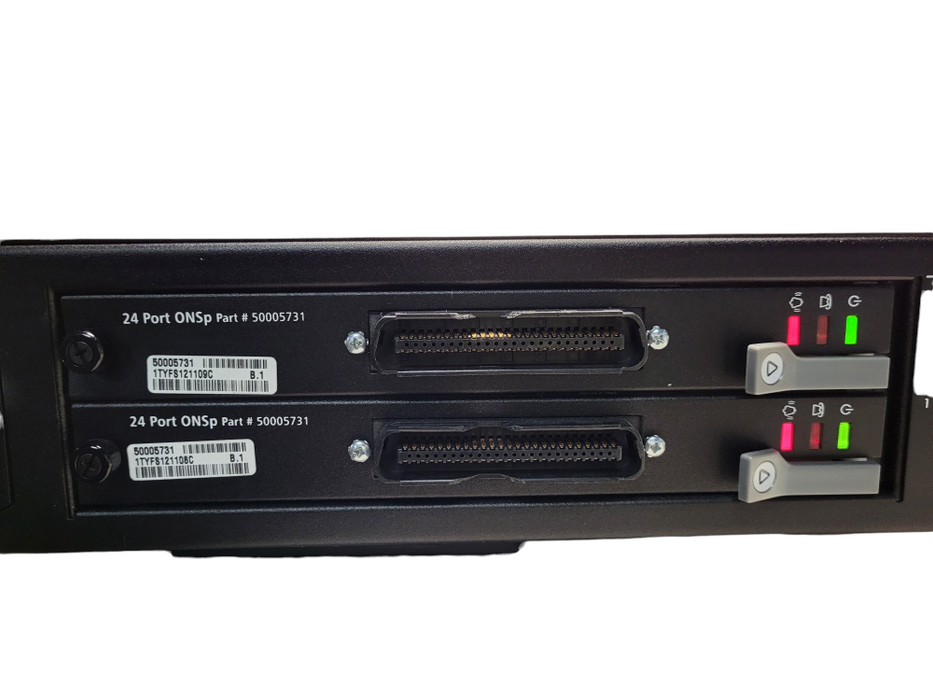 Mitel ASU II 50005105 Analog Service Unit w/ 2x 50005731 24 PORT ONS CARD Q$