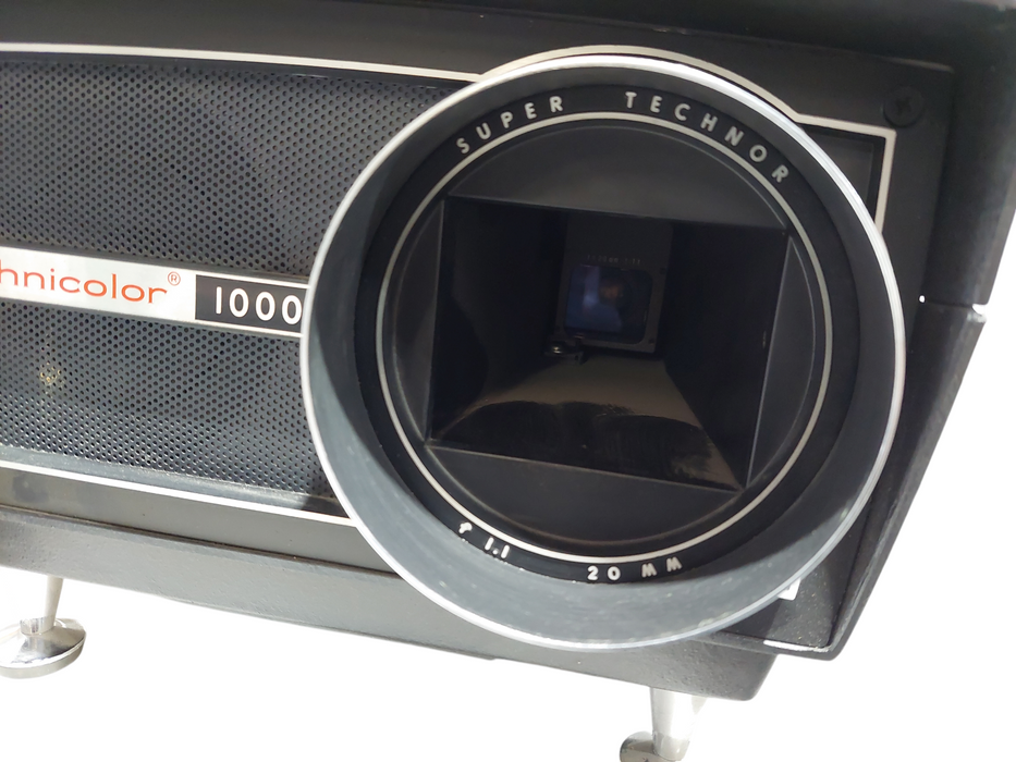 Vintage Technicolor 1000 8mm Film Tape Cartridge Projector Super Technor  =