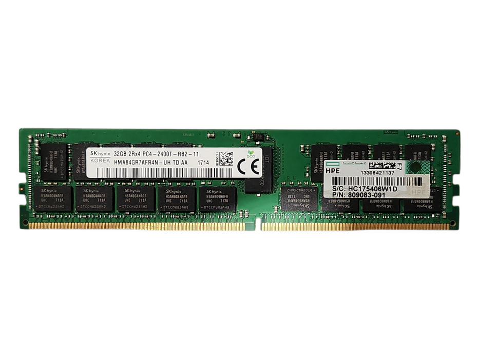 SK hynix 32GB 2Rx4 PC4-2400T-RB2, DDR4, Server Memory Q
