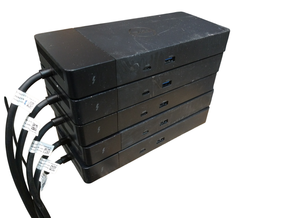 Lot of 5x Dell WD22TB4 Thunderbolt 4 K20A Laptop Docking Station K20A001