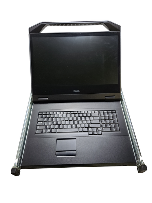 Dell DKMMLED185-G01 18.5" Rackmount LED Monitor Console w/ Rails & Cables )