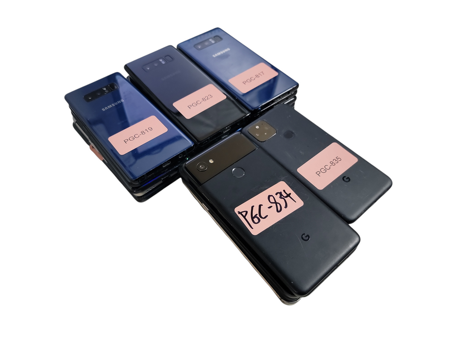 Lot of 25x Android Phones [Samsung/Moto/Google | C Condition][PGC-21] (