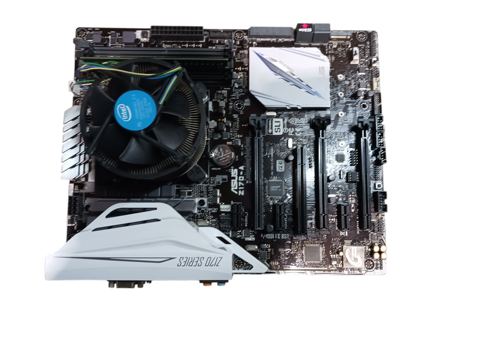 Asus Z170-A Motherboard & Intel i7-6700k CPU 8GB DDR4 No I/O Shield