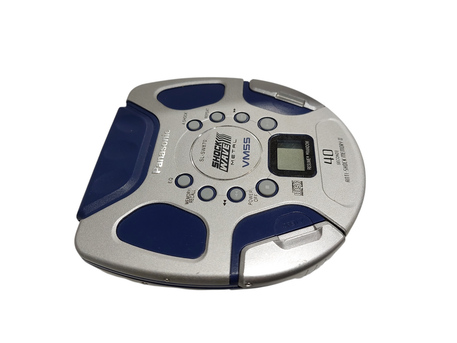 Panasonic SL-SW870 Shock Wave VMSS Portable CD Player =