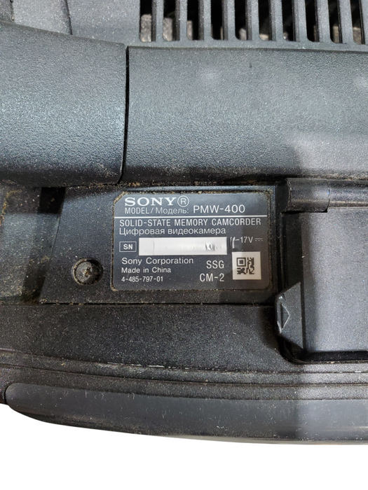 Sony PMW-400 XDCAM HD322 2/3" Camcorder *READ*