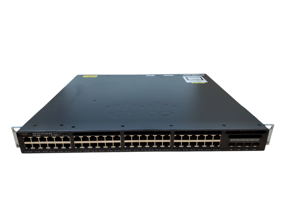 Cisco WS-C3650-48PS-L V05 | 48-Port Gigabit PoE+ Switch w/ 4x1G SFP Q