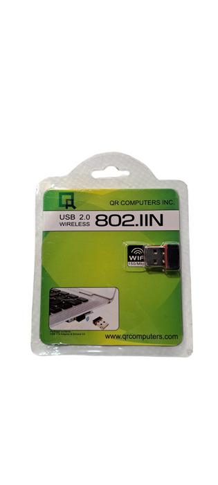 USB WiFi Adapter - 150mbps 802.11n Wireless Internet Dongle  Q