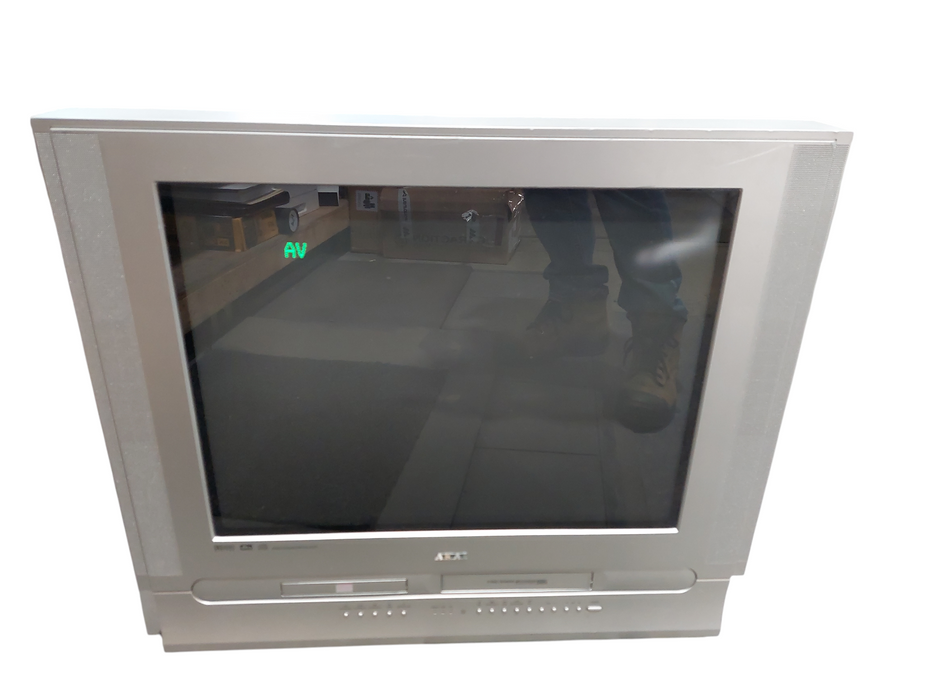 AKAI 27" Flat Wide Screen CRT  TV VCR DVD Combo Model: CFTD2785 =