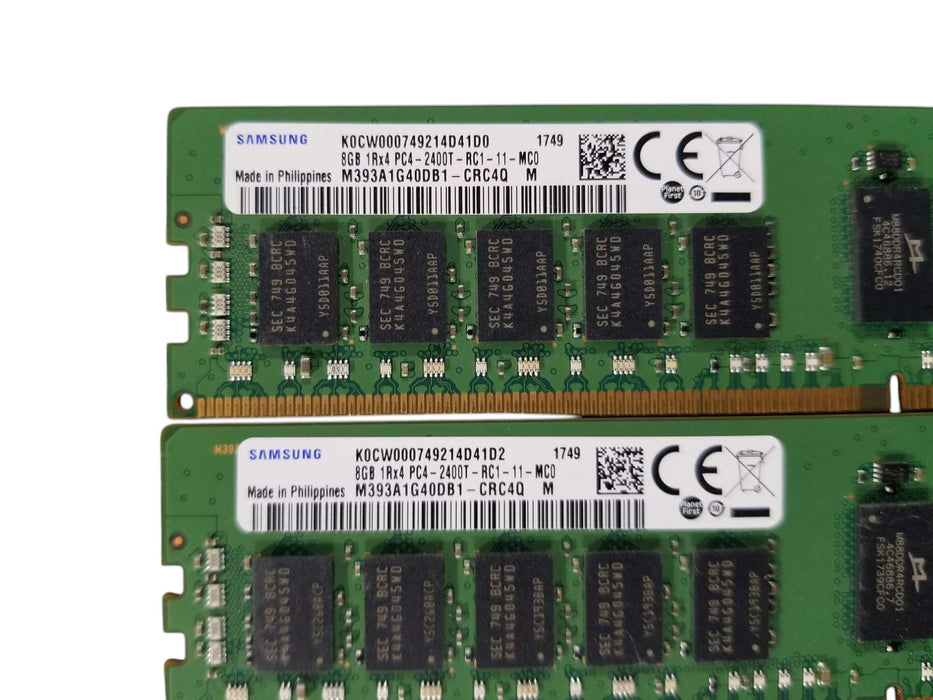 Samsung 32GB Bundle (4x8GB) 1Rx4 PC4-2400T-RC1-11-MC0 DDR4 Server RAM