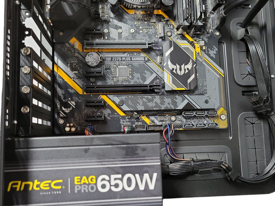 Custom/Asus PC, Core I7-9700 3.00GHz, 24GB DDR4, 256GB NVME, 650W PSU _