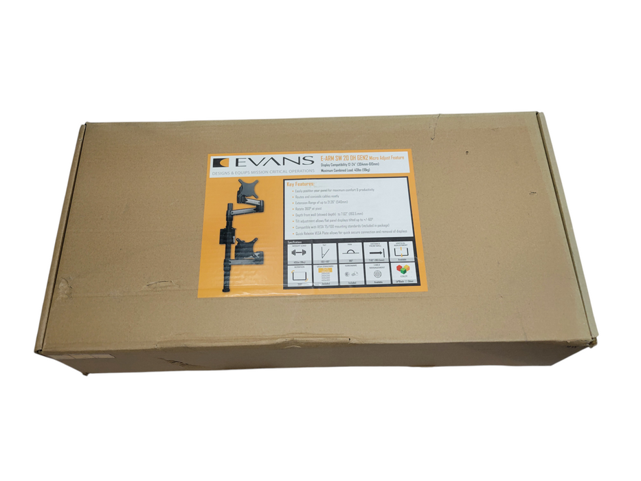 EVANS - E-ARM SW 20 DH Gen2 - 12-24" Display Q%