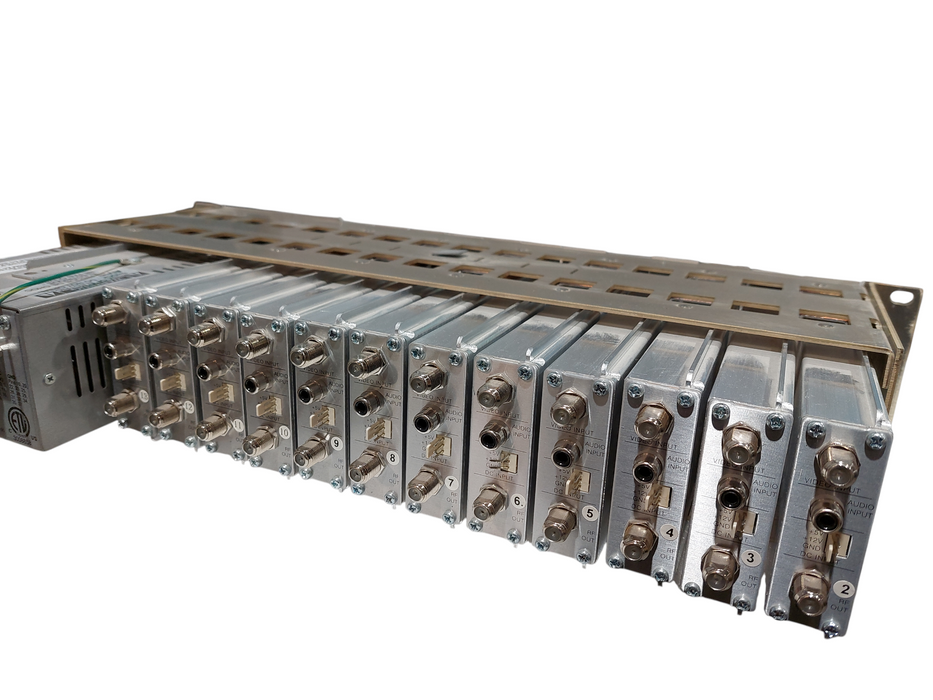 Drake PSM121 Power Supply With 12 Drake VMM600 Q=