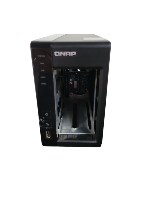 QNAP TS-219P II 2 Bay Diskless NAS Network Attached Storage - No HDDs/Caddi !