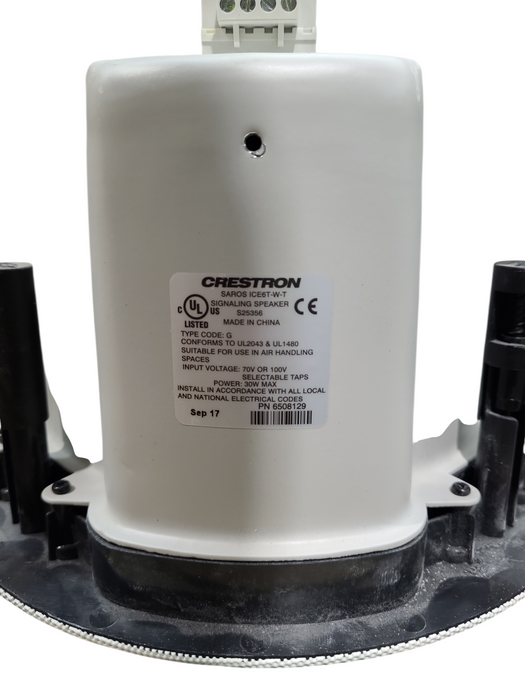 Crestron Saros ICE6T-W-T-EACH 2-Way White In-Ceiling Speaker